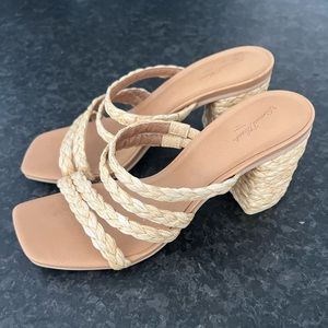 Universal Thread Rattan Heels - Size 7